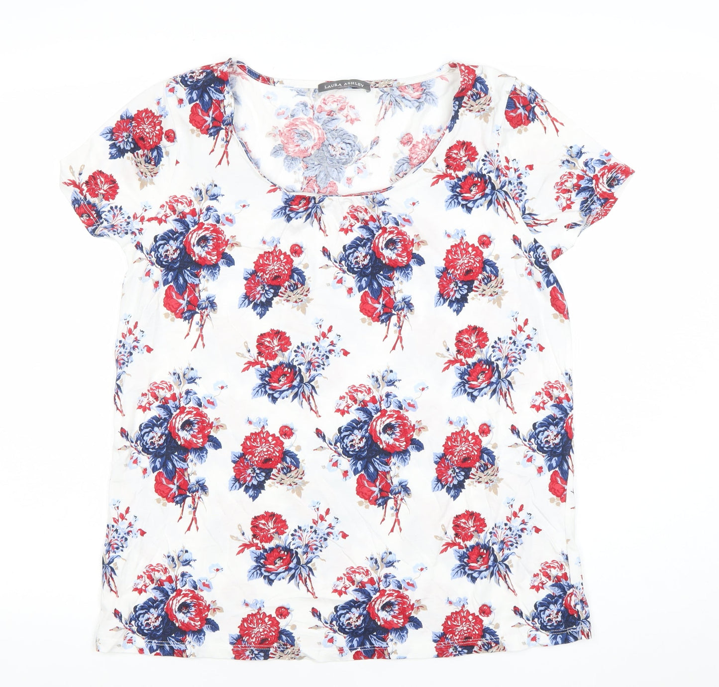 Laura Ashley Women’s Multicoloured Floral T-Shirt Size 14