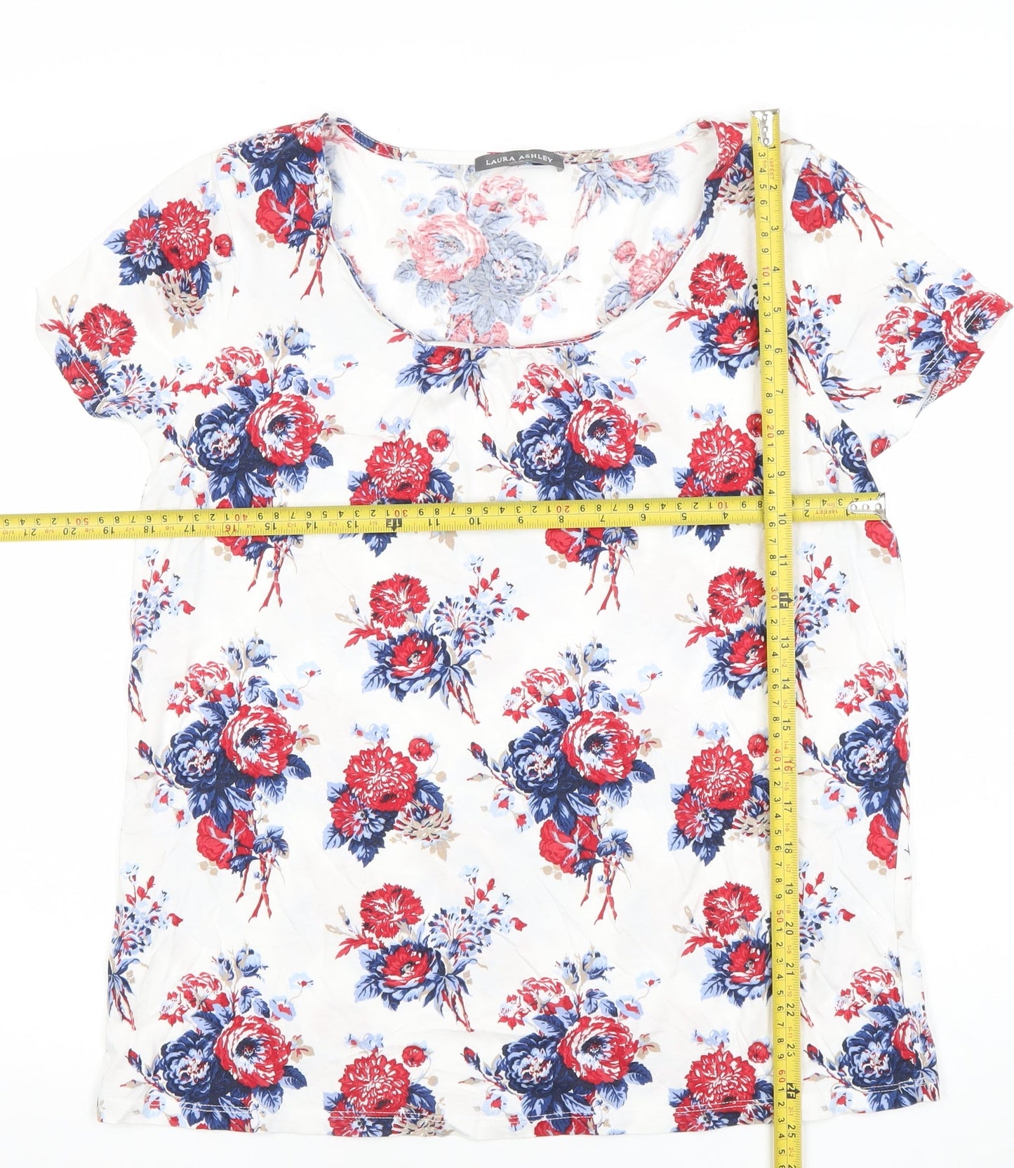 Laura Ashley Women’s Multicoloured Floral T-Shirt Size 14