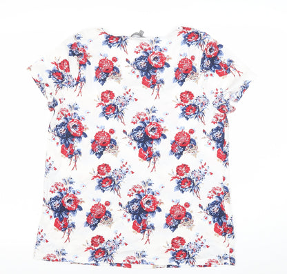 Laura Ashley Women’s Multicoloured Floral T-Shirt Size 14