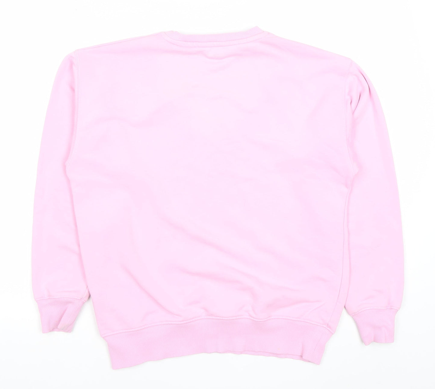 Miss Selfridge Women Pink Sweatshirt UK 8 Cotton Blend Casual