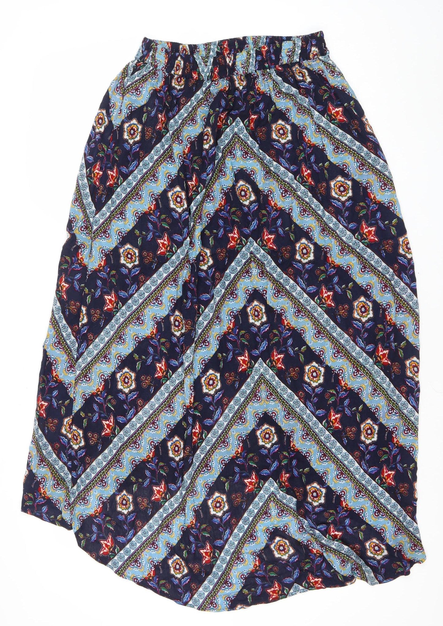 Springfield Womens Multicoloured Floral A-Line Midi Skirt Size S