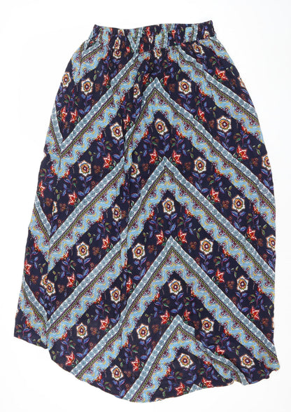 Springfield Womens Multicoloured Floral A-Line Midi Skirt Size S