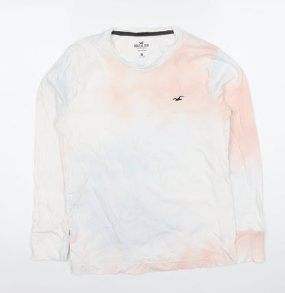Hollister Womens Multicoloured XXS Long Sleeve Cotton T-Shirt