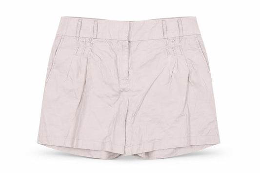Warehouse Women’s Beige Cotton Chino Shorts UK 10