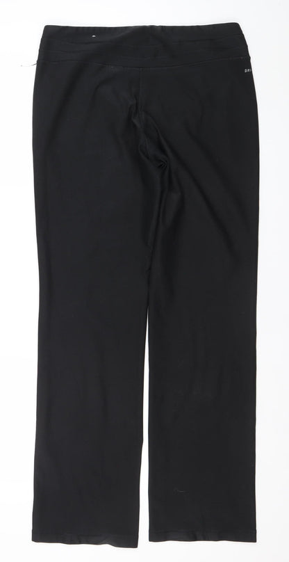 Nike Womens Black Dri-Fit Leggings Medium Slim Fit Activewear