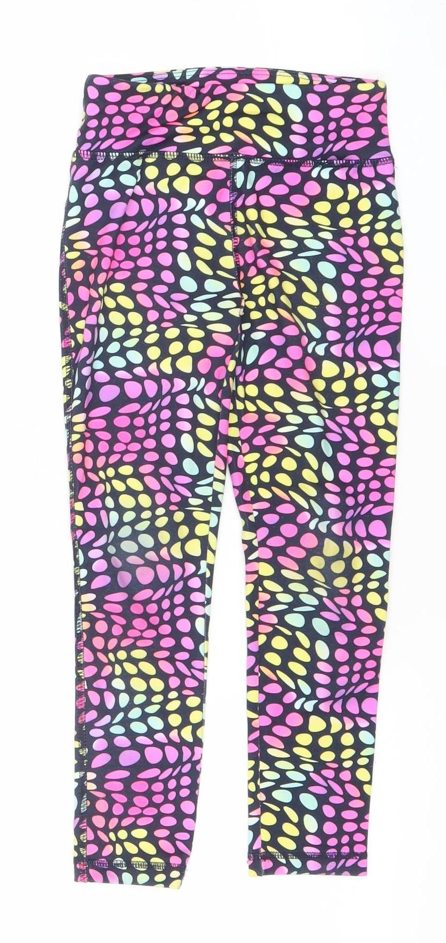 Dunnes Stores Girls Multicoloured Leggings Age 6 Years Slim Fit Activewear
