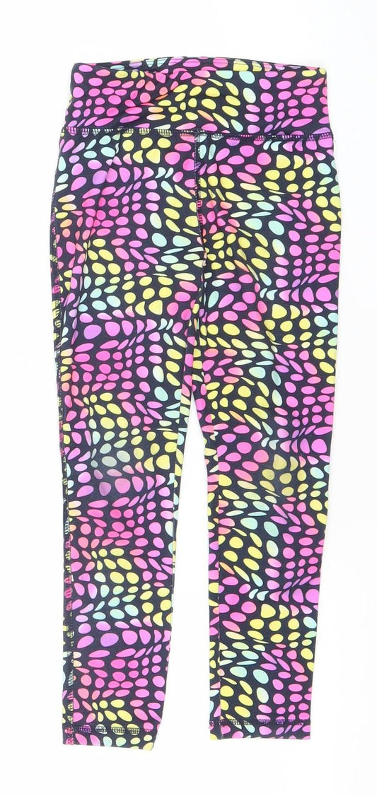 Dunnes Stores Girls Multicoloured Leggings Age 6 Years Slim Fit Activewear