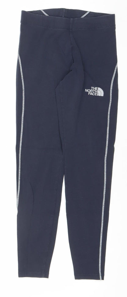 Womens UK Size XS The North Face Slim Fit Leggings Blue Leggings