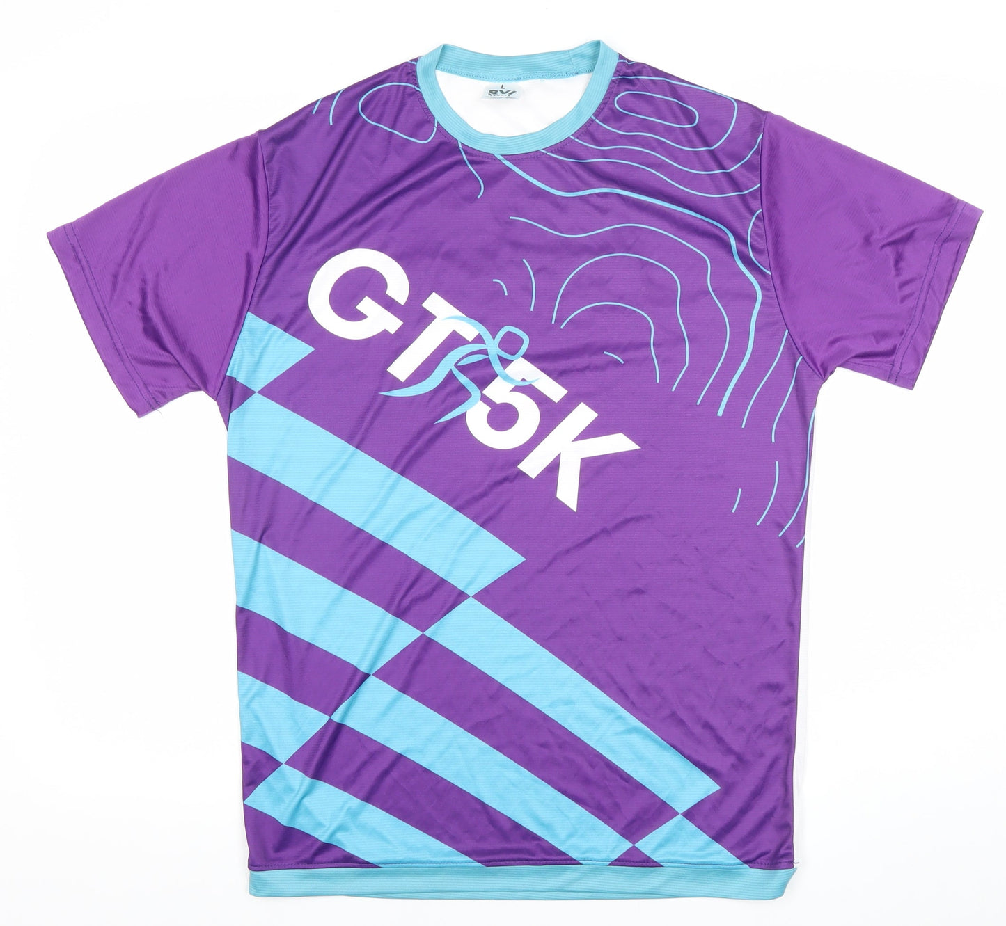 RVI Sports Mens Multicoloured L Running Jersey T-Shirt