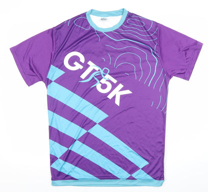 RVI Sports Mens Multicoloured L Running Jersey T-Shirt