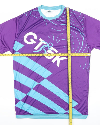 RVI Sports Mens Multicoloured L Running Jersey T-Shirt