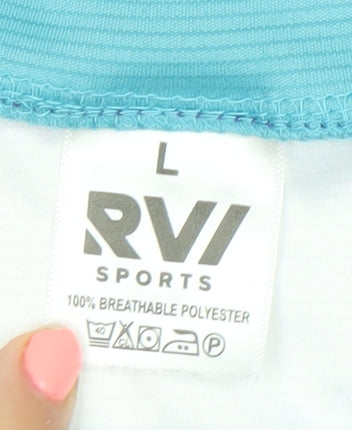 RVI Sports Mens Multicoloured L Running Jersey T-Shirt