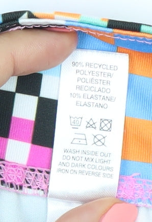 Dunnes Stores Girls Multicoloured Geometric Leggings Size 5 Years Slim Fit