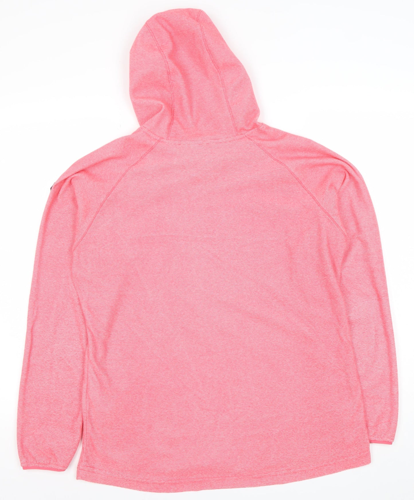 Regatta Womens Pink Pullover Hoodie L UK 14 Polyester Blend