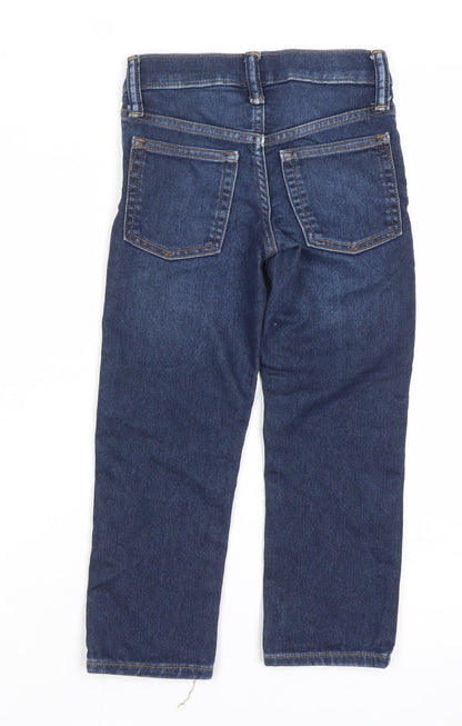 GAP Boys Blue Slim Fit Straight Denim Jeans 5 Years Adjustable Waist