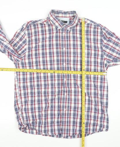 Dunnes Men's Multicoloured Check Long Sleeve Button-Up Shirt L
