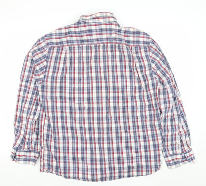 Dunnes Men's Multicoloured Check Long Sleeve Button-Up Shirt L