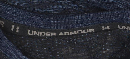 Under Armour Mens Blue Short Sleeve Athletic T-Shirt Size M