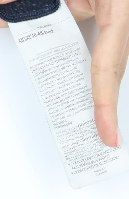 Under Armour Mens Blue Short Sleeve Athletic T-Shirt Size M