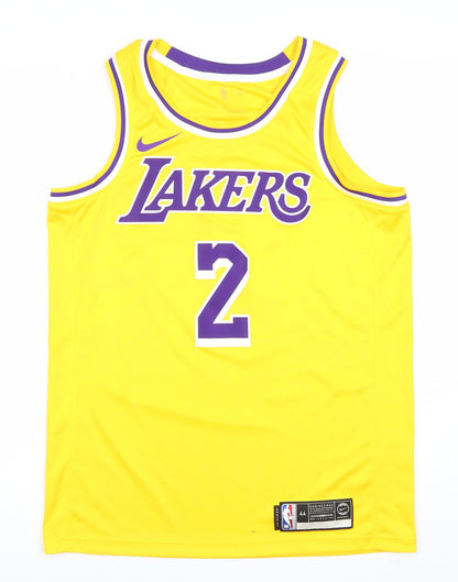 Nike Los Angeles Lakers Mens Yellow Basketball Jersey Tank M