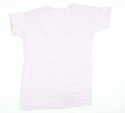 Disney Women Pink Daisy Duck T-Shirt Nightshirt Size 16