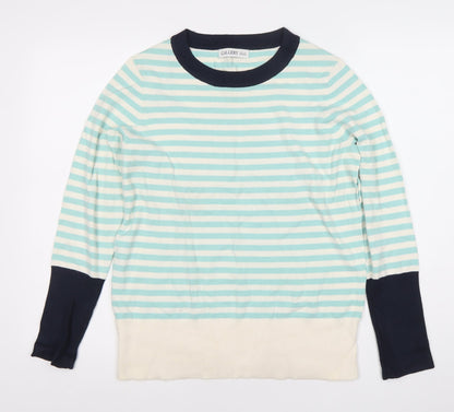 Gallery Womens Multicoloured Stripe Pullover Jumper Size M