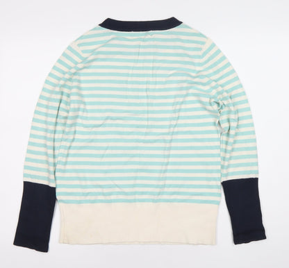 Gallery Womens Multicoloured Stripe Pullover Jumper Size M