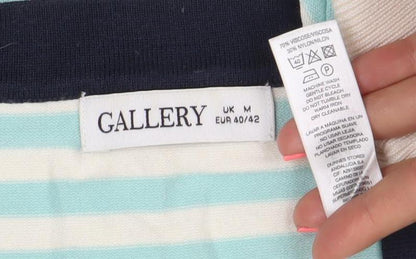 Gallery Womens Multicoloured Stripe Pullover Jumper Size M
