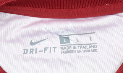 Nike Liverpool FC Men's Red Football Shirt L Mane 10 Dri-Fit