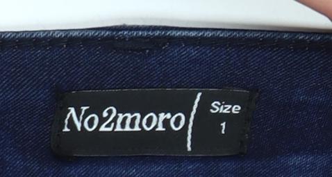 No2moro Womens Blue Skinny Jeans Size 8 Slim Fit Mid Rise Stretch