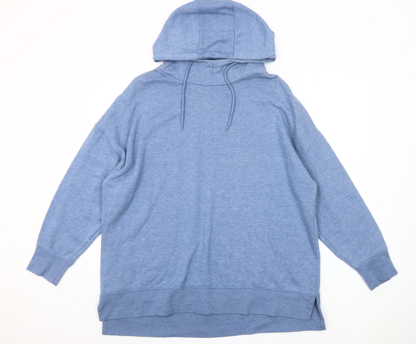 St. Bernard Dunnes Women’s Blue Pullover Hoodie Size L Relaxed Fit