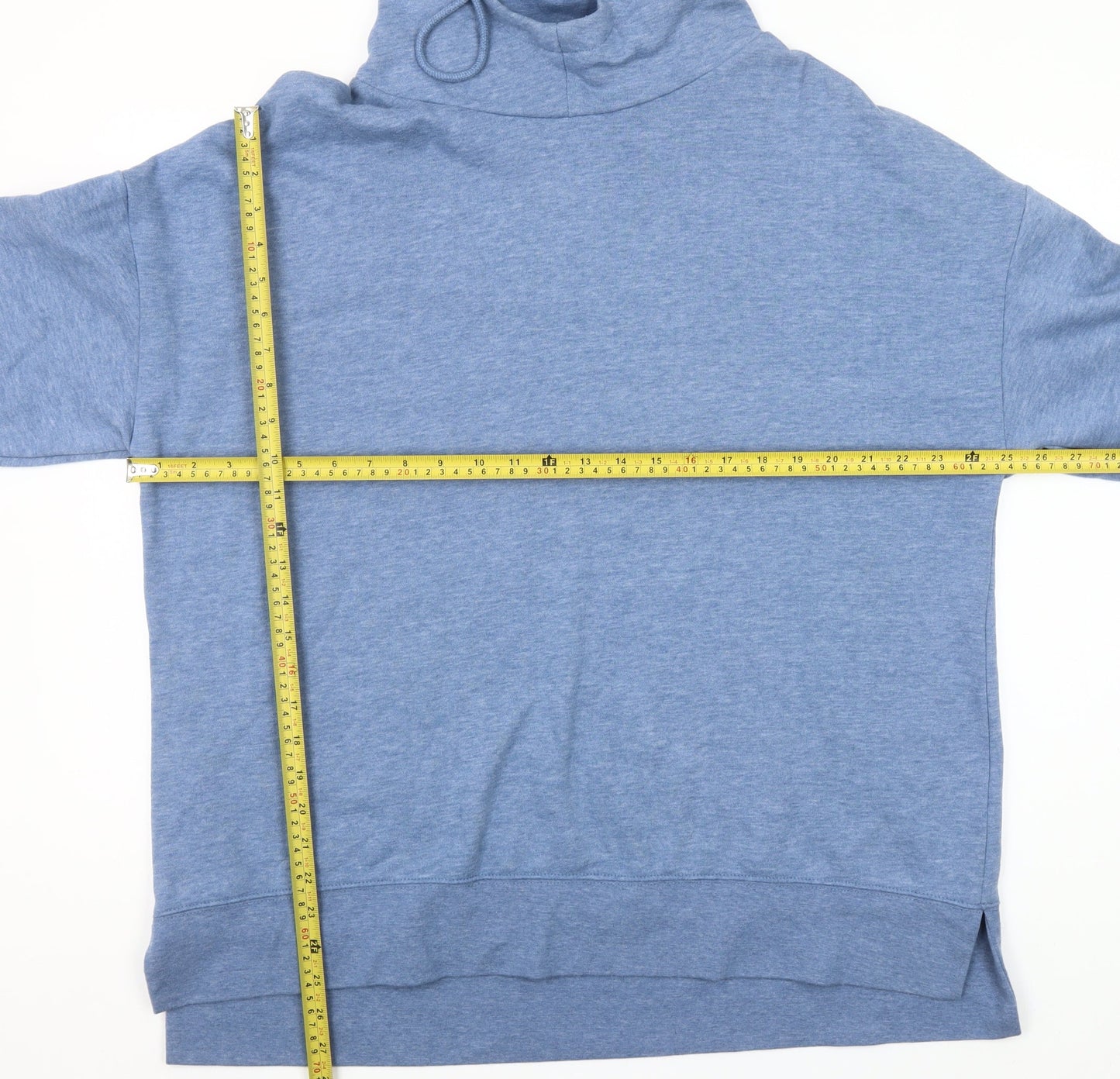 St. Bernard Dunnes Women’s Blue Pullover Hoodie Size L Relaxed Fit