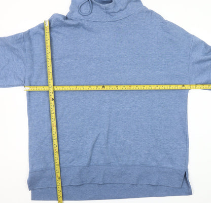 St. Bernard Dunnes Women’s Blue Pullover Hoodie Size L Relaxed Fit