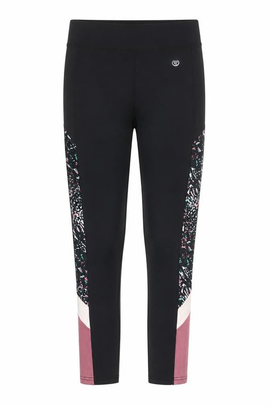 Front view of Dunnes Women’s Black XS Slim Fit Activewear Leggings