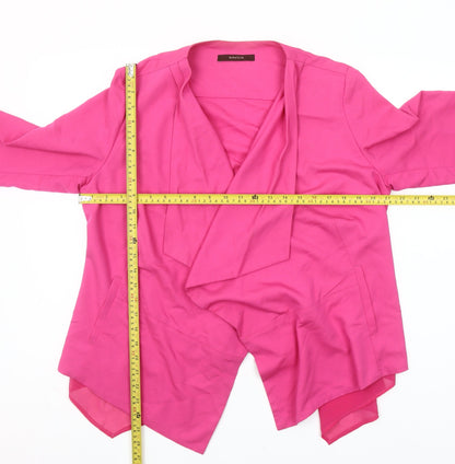 Savoir Womens Pink Size 14 Shawl Lapel Suit Jacket