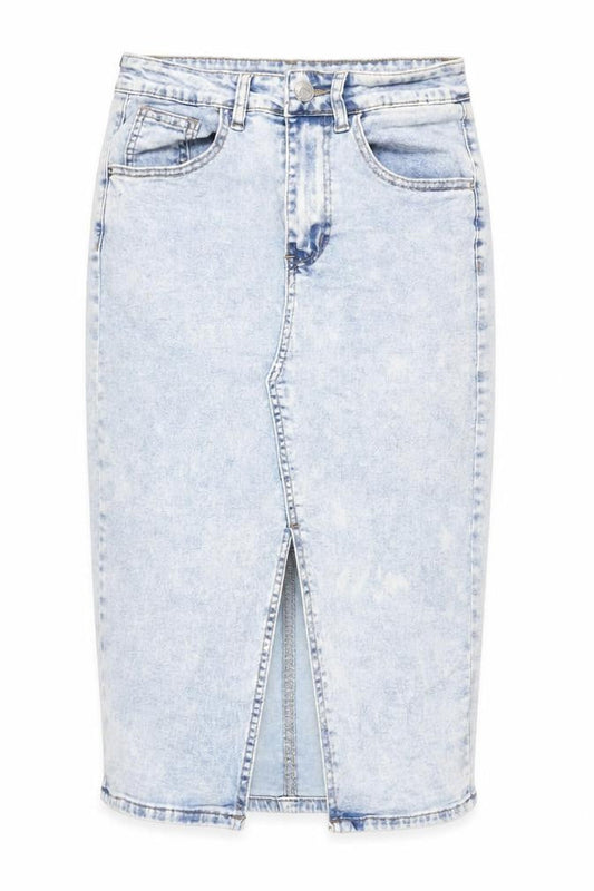 Shein Women’s Blue Denim High Rise Pencil Skirt Size 10