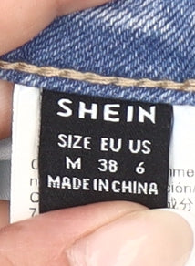 Shein Women’s Blue Denim High Rise Pencil Skirt Size 10