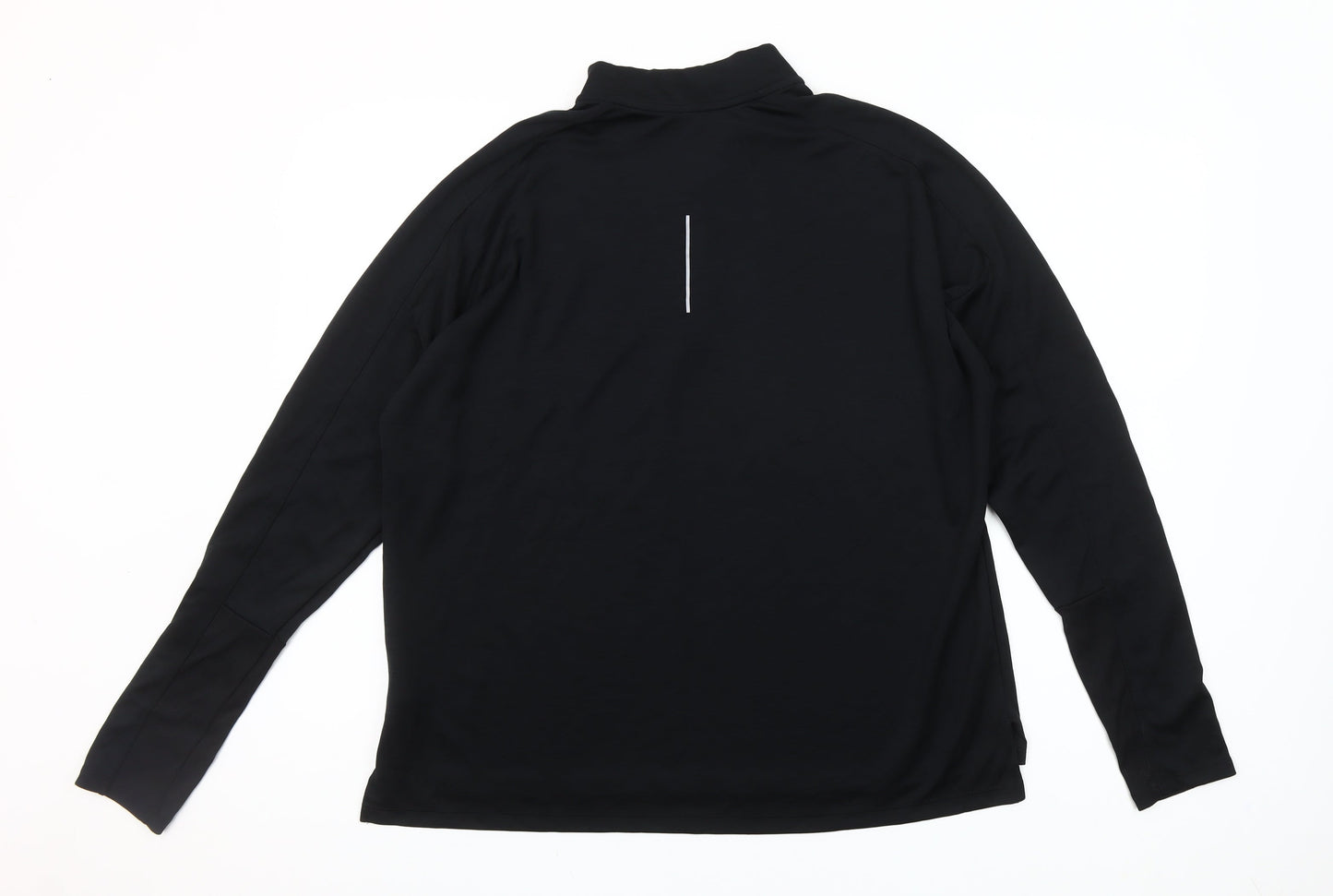 Nike Women Black XL Dri-Fit Running Long Sleeve 1/4 Zip Top