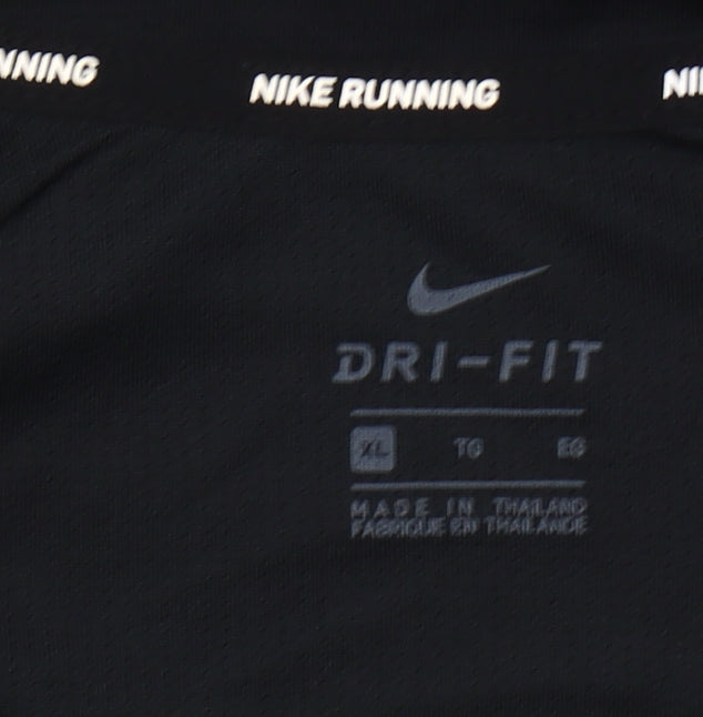 Nike Women Black XL Dri-Fit Running Long Sleeve 1/4 Zip Top