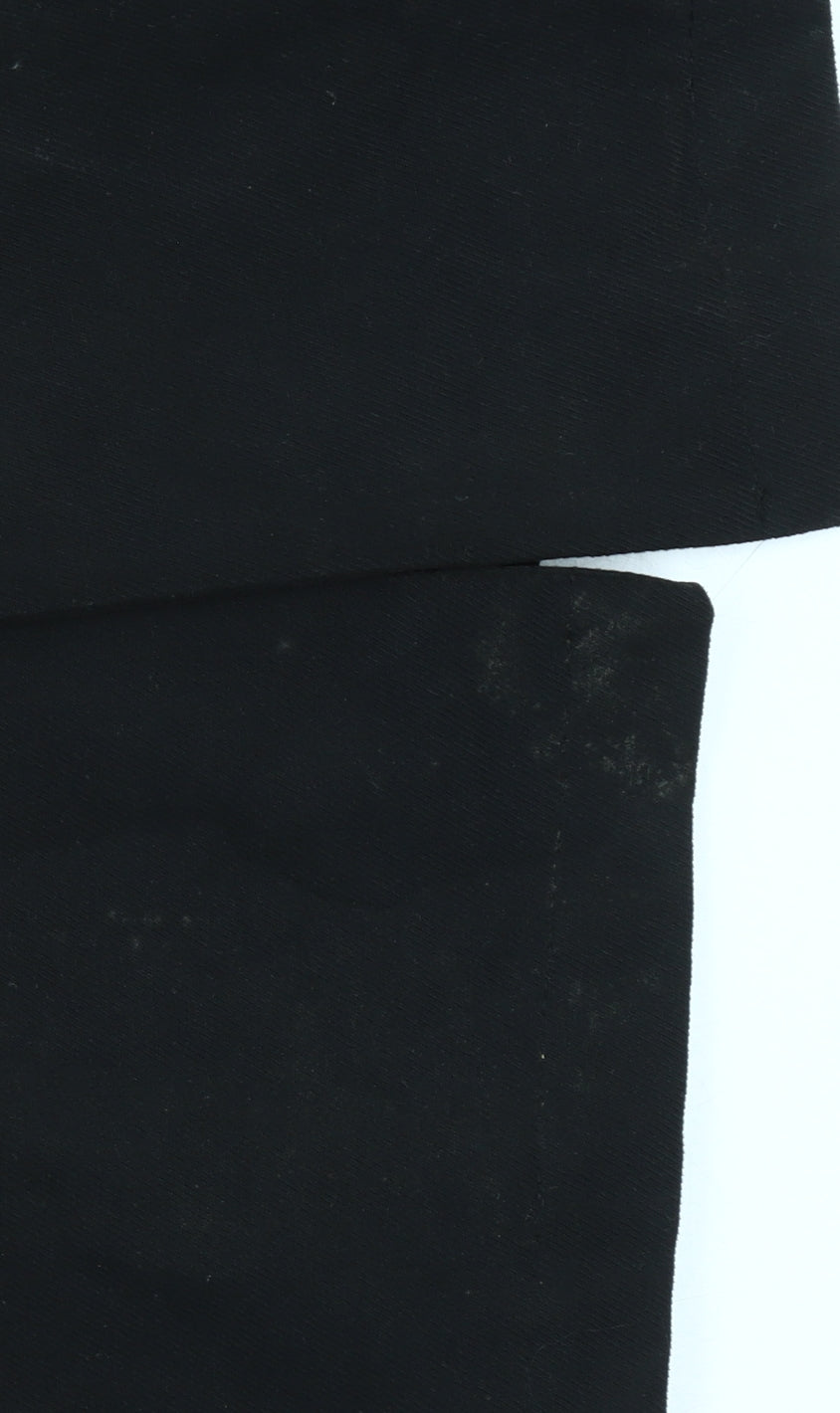 Blarney Woollen Mills Men's Black Cotton Overcoat Size M