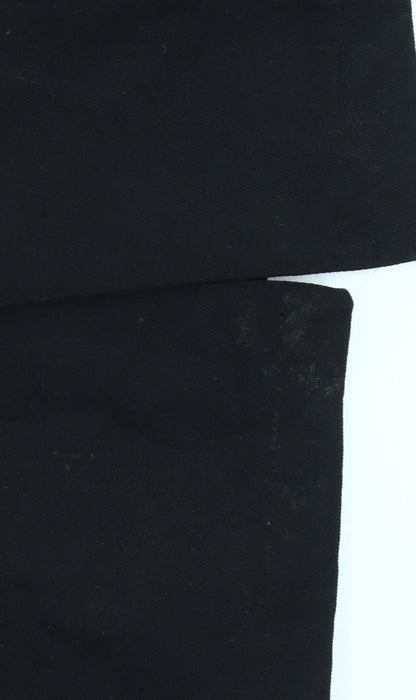 Blarney Woollen Mills Men's Black Cotton Overcoat Size M