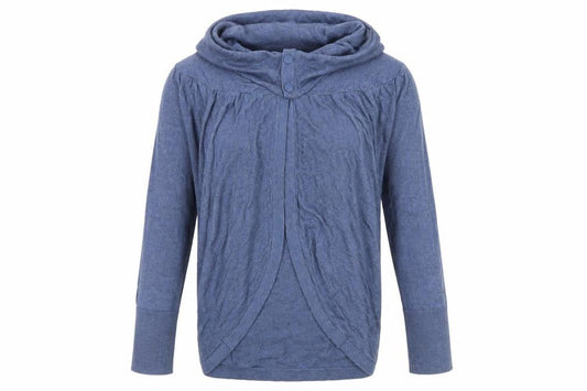 Warehouse Women’s Blue Size 8 Cardigan Jumper with Cowl Neck