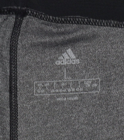 Adidas Womens Grey Sports Leggings Size M Slim Fit Gym Yoga