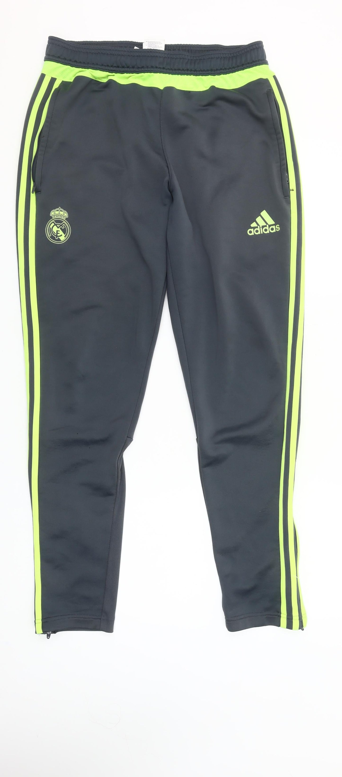Adidas Men’s Black Jogger Trousers M Real Madrid Training Pants