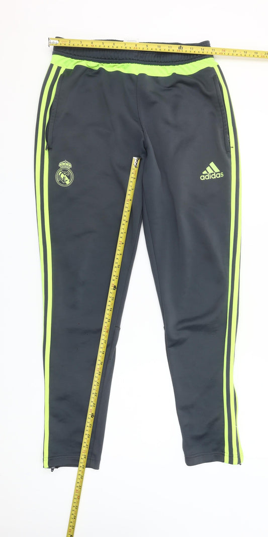 Adidas Men’s Black Jogger Trousers M Real Madrid Training Pants