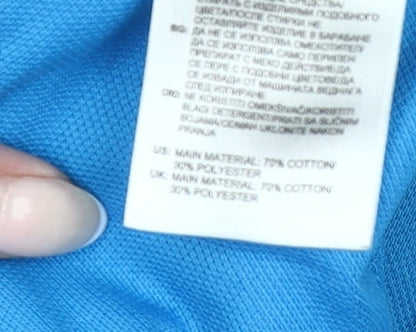 Adidas Men’s Blue Polo Shirt Size S Clima365 Essentials Sportswear