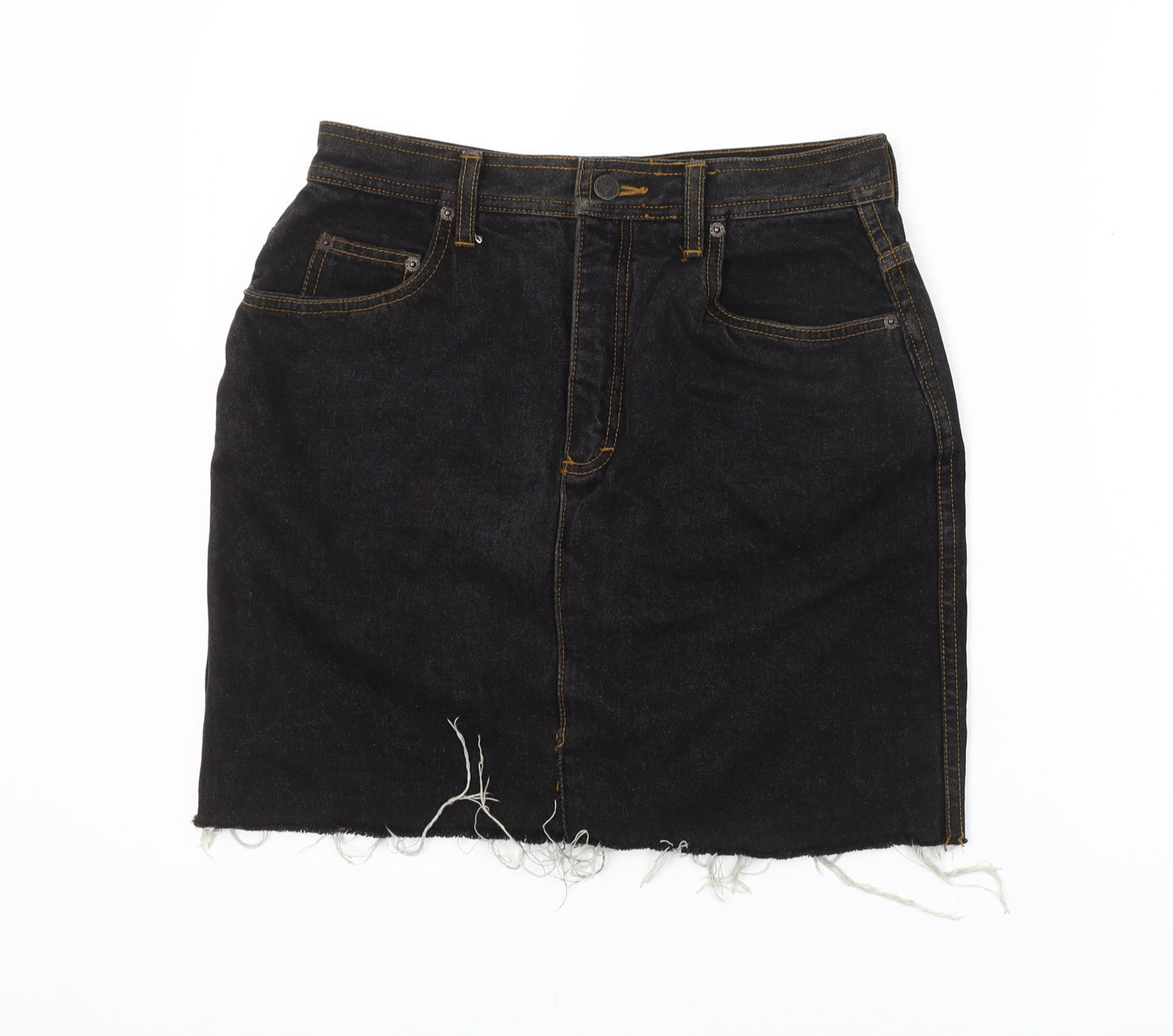 Esprit Women’s Black Denim Pencil Skirt Size 12 Mid Rise Casual
