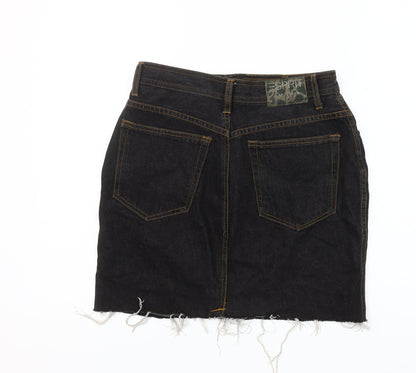 Esprit Women’s Black Denim Pencil Skirt Size 12 Mid Rise Casual