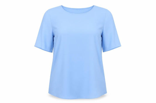 Dunnes Women’s Blue Short Sleeve Blouse Size S Regular Fit