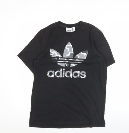 Mens UK Size S adidas Black  T-Shirt